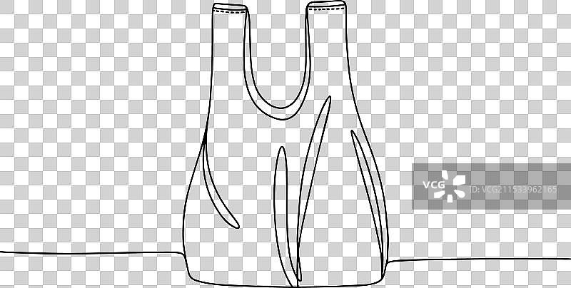 环保袋购物者在商店购物图片素材