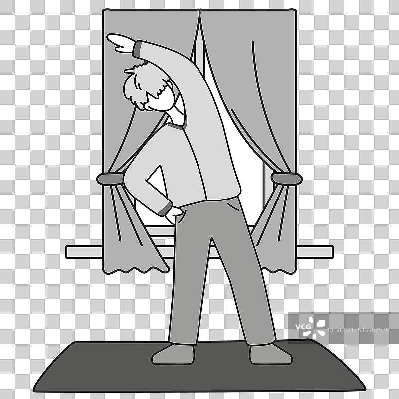 人们进行有氧运动和锻炼例程图片素材