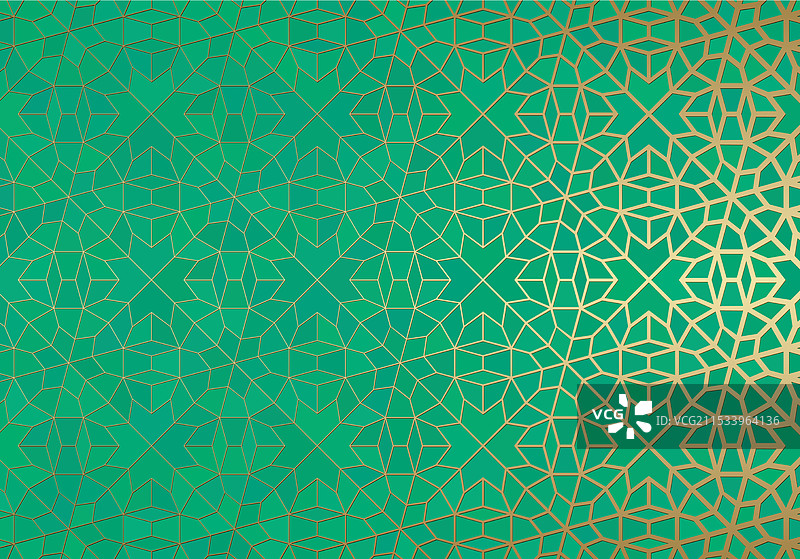 带有阿拉伯伊斯兰装饰的抽象背景图片素材