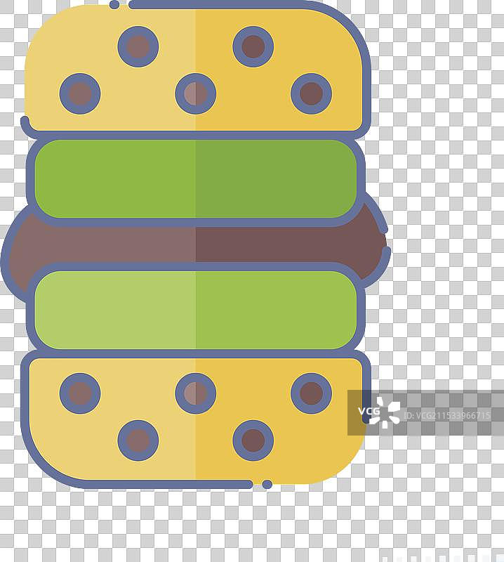 与素食符号相关的素食汉堡图标涂鸦图片素材