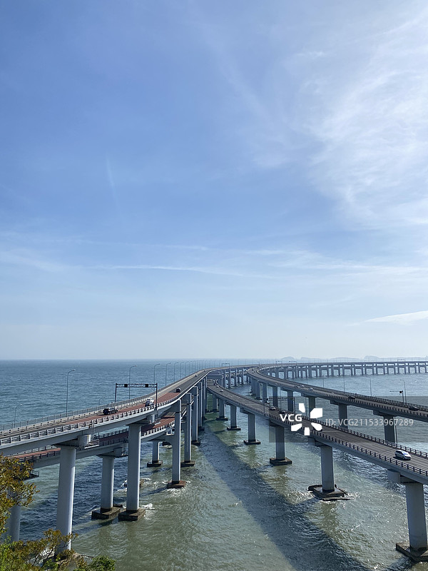 星海湾跨海大桥图片素材