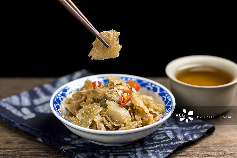 天津美食冬菜特写图片素材