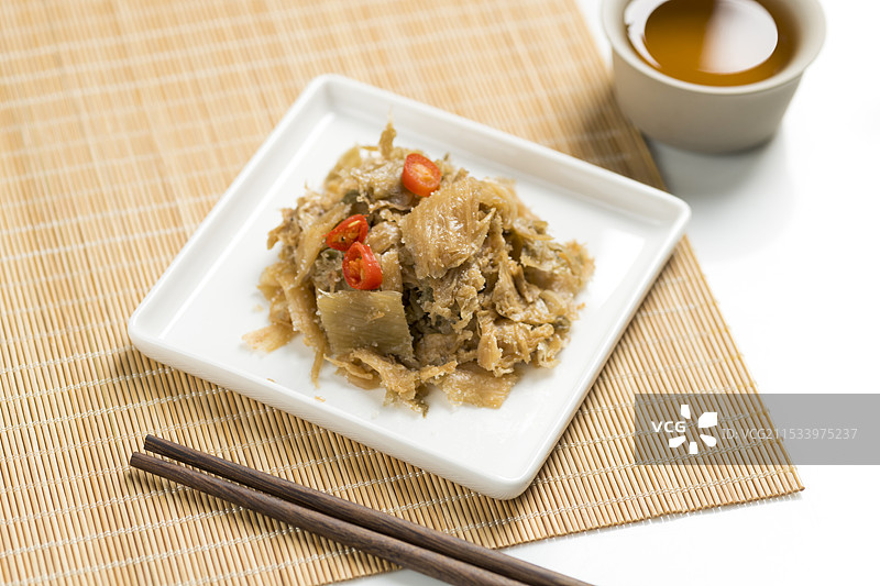 天津美食冬菜特写图片素材