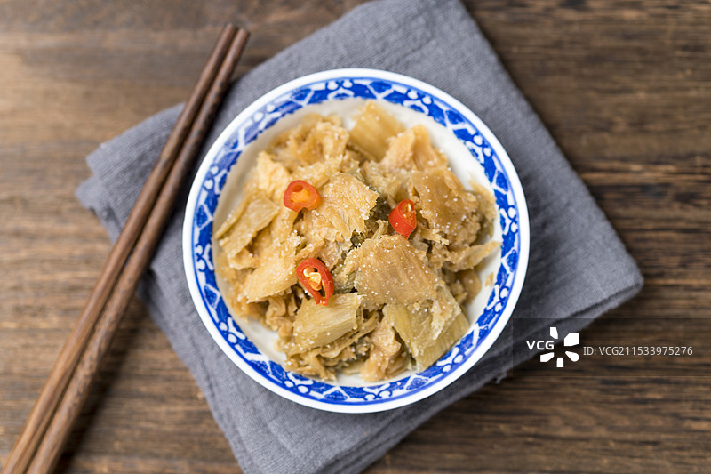 天津美食冬菜特写图片素材