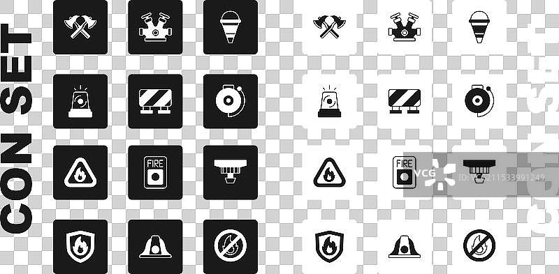 消防 cone 桶 道路障碍物 闪光灯 警报器图片素材