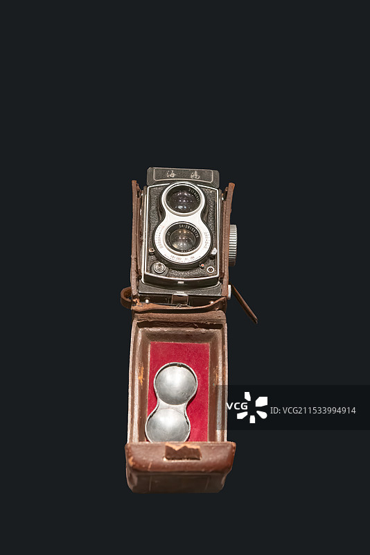 二十世纪高档消费品，海鸥120胶片相机图片素材