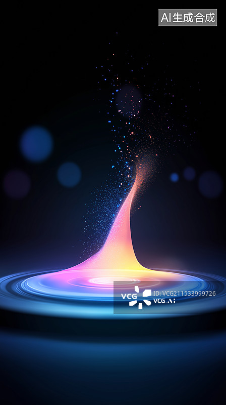 【AI数字艺术】未来科技感背景图片素材