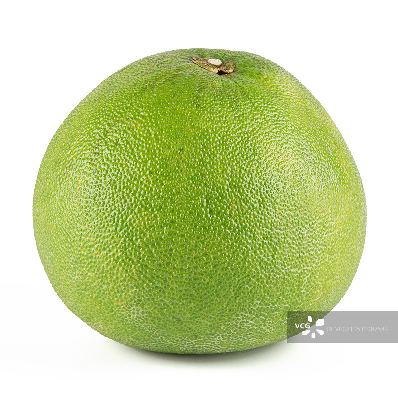 新鲜的泰国金柚孤立在白色背景上图片素材