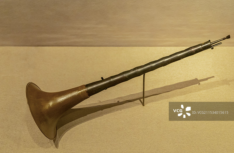 湖北省宜昌市宜昌博物馆“风情三峡”展：唢呐（近现代，2017年远安县洋坪镇征集）图片素材