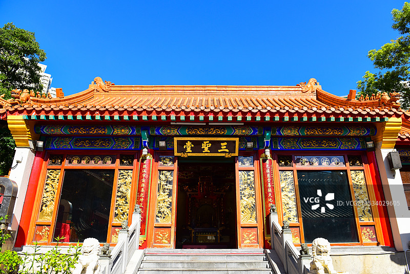 香港特别行政区黄大仙祠啬色园图片素材