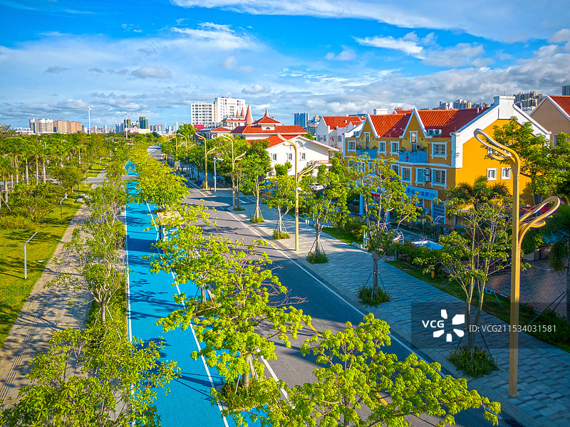 北海银滩美景图片素材