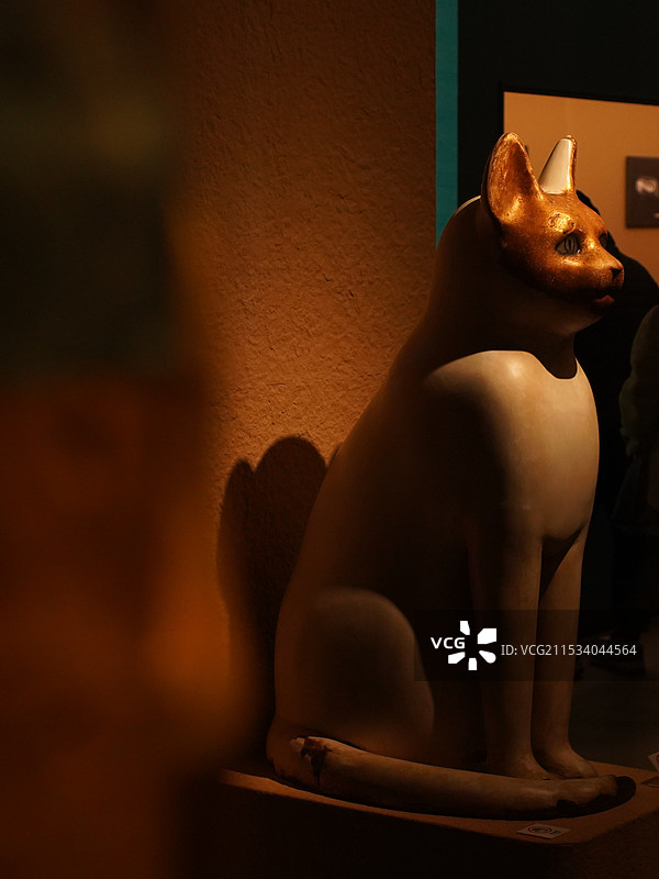 上海博物馆 古埃及文明大展 猫神 巴斯泰托图片素材
