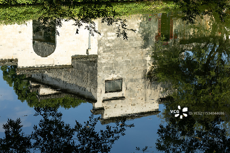 安徽宏村古村落图片素材