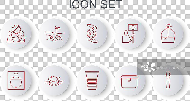 一次性塑料勺子电池包装图片素材