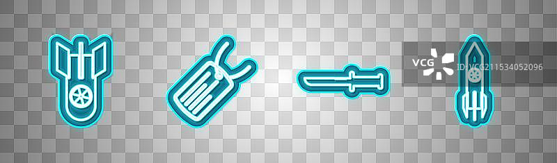 设置线核弹军事狗牌刀具和图片素材