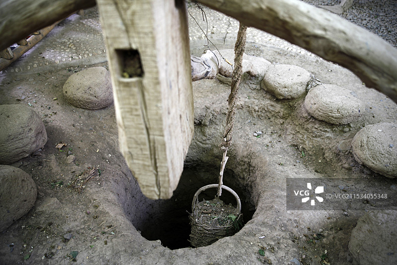 新疆吐鲁番坎儿井图片素材