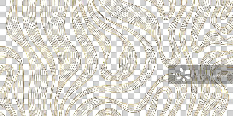 波浪线图案地形图片素材