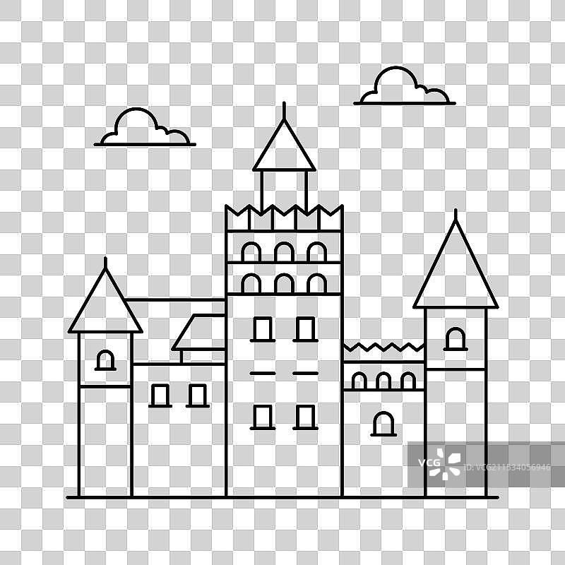 布兰城堡图片素材