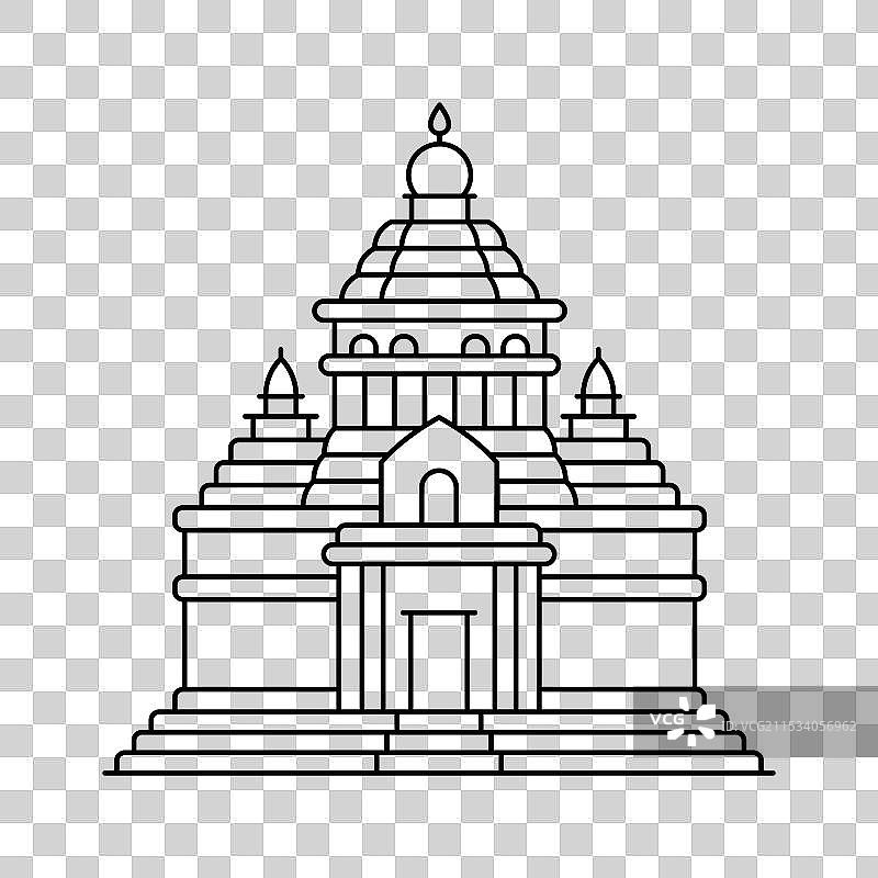 孔纳克太阳塔图片素材