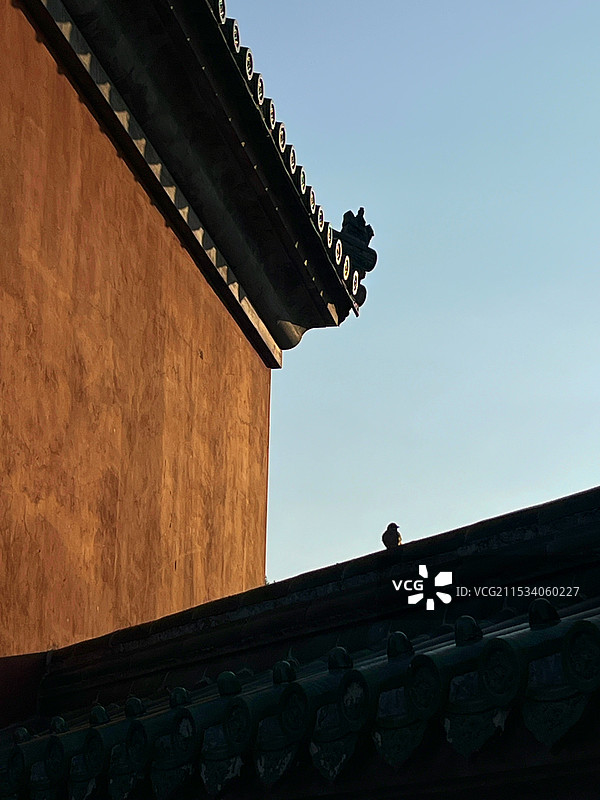 天坛神乐署屋檐图片素材