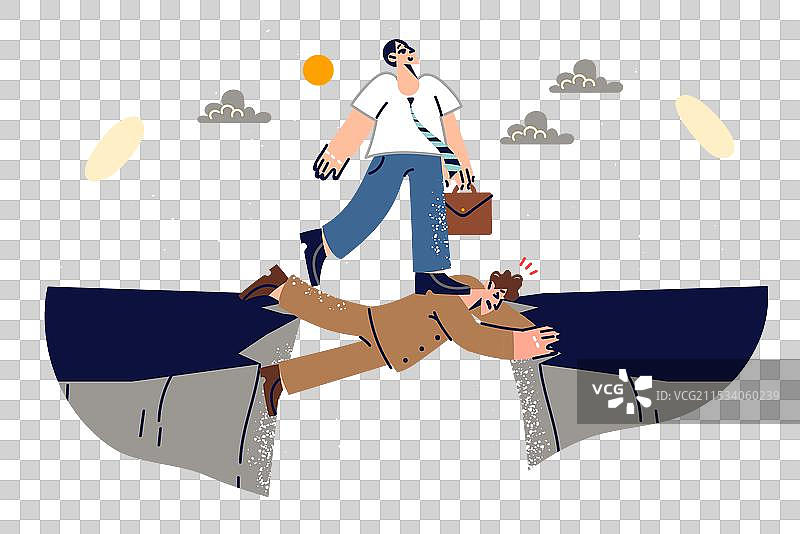 商人利用下属来实现目标图片素材