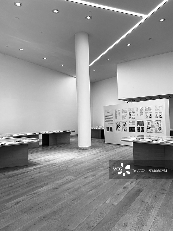 艺术空间室内现代黑白图片素材