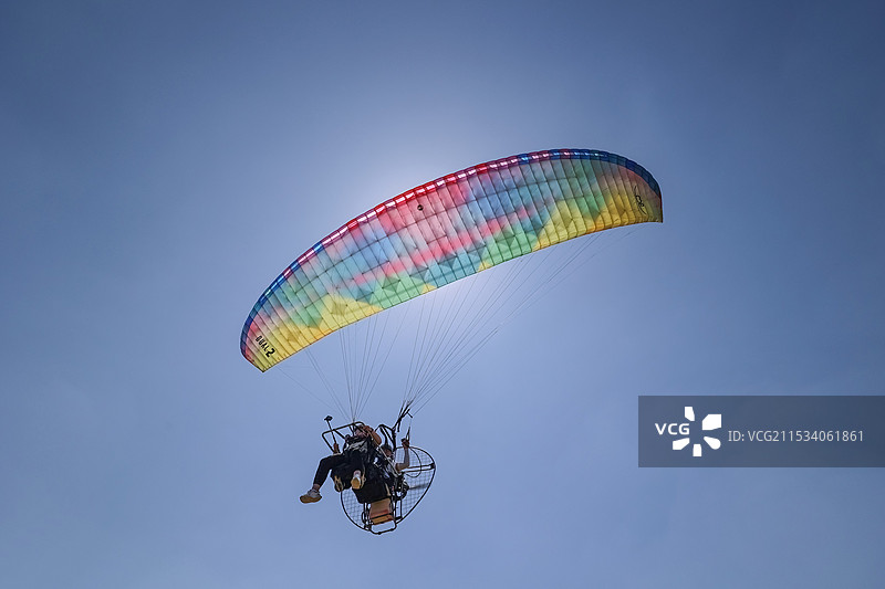 划翔伞图片素材