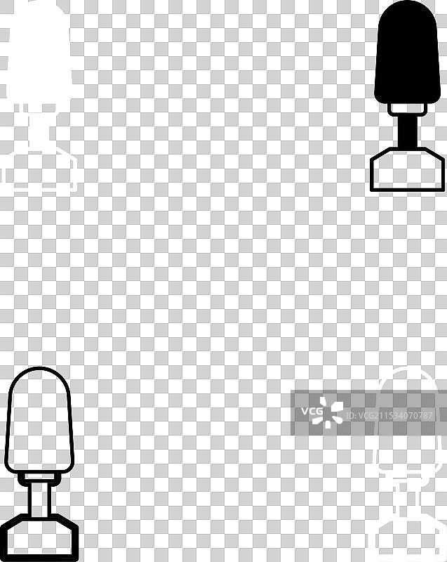 美甲用铣刀图标独立展示图片素材