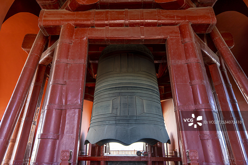 北京钟楼 永乐大钟图片素材