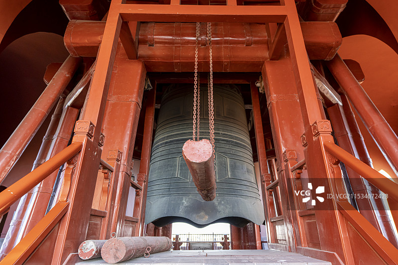 北京钟楼 永乐大钟图片素材