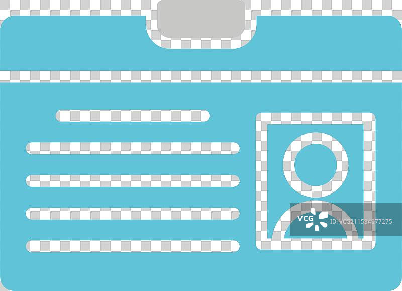 学生证图标，双色设计图片素材