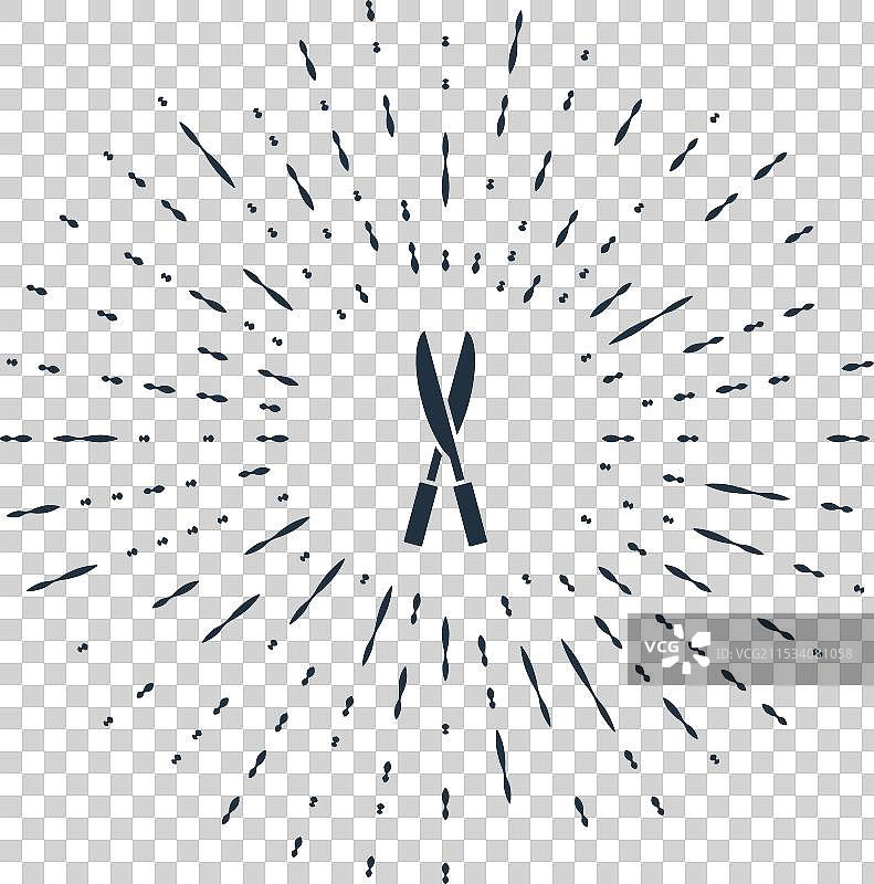 灰色手工园艺剪刀用于修剪图片素材