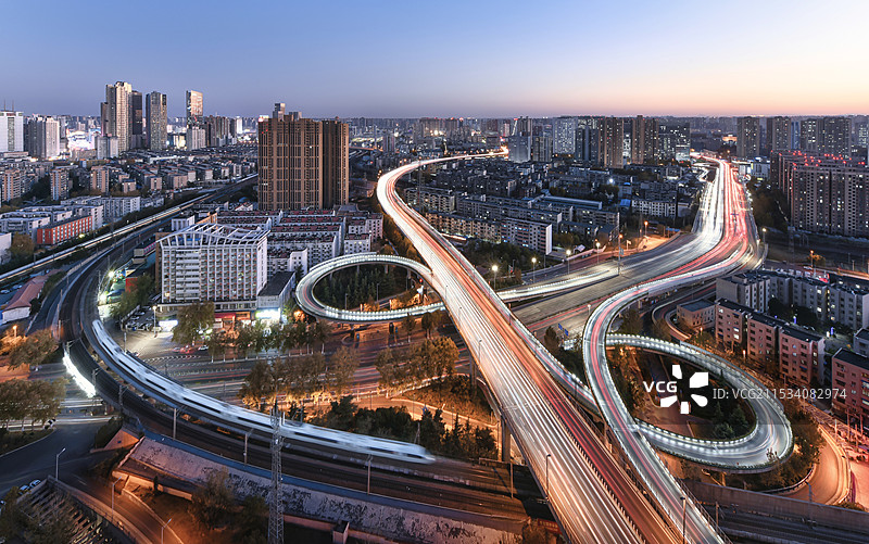 郑州沙口路金水路立交桥图片素材