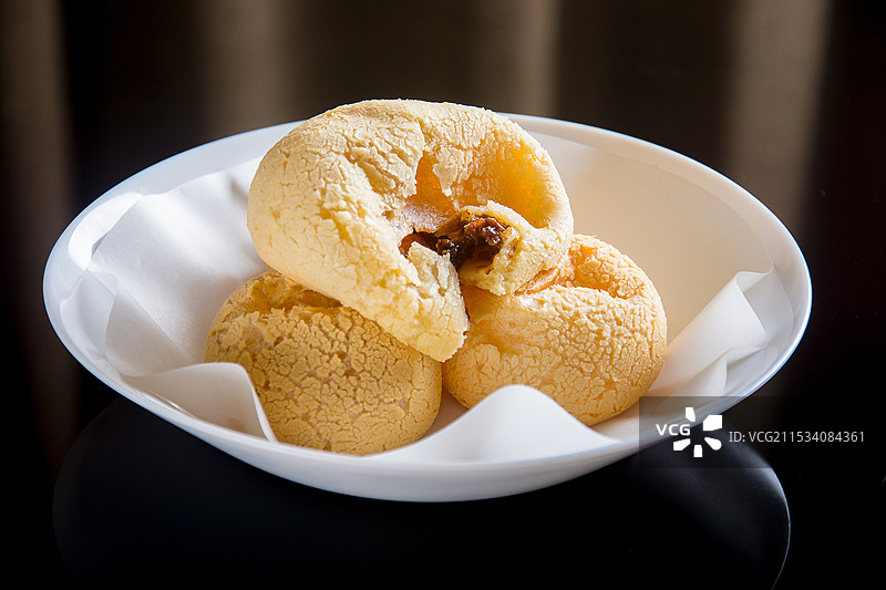 叉烧麻薯包图片素材