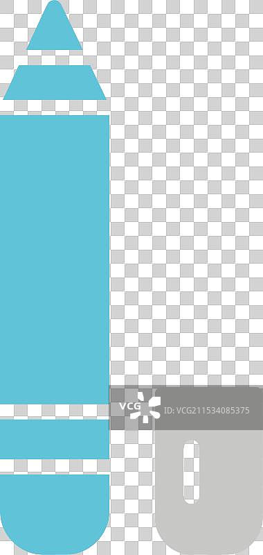 双色唇线笔图标图片素材