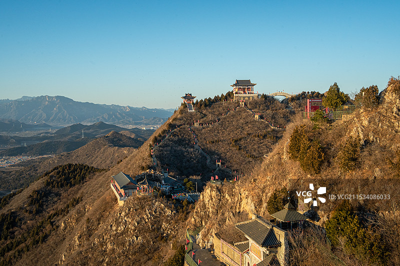 北京密云 冶仙塔 秋季图片素材