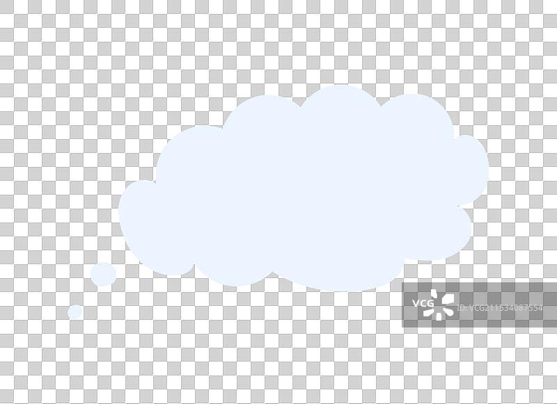 一个思维云，文本的形式和空间图片素材