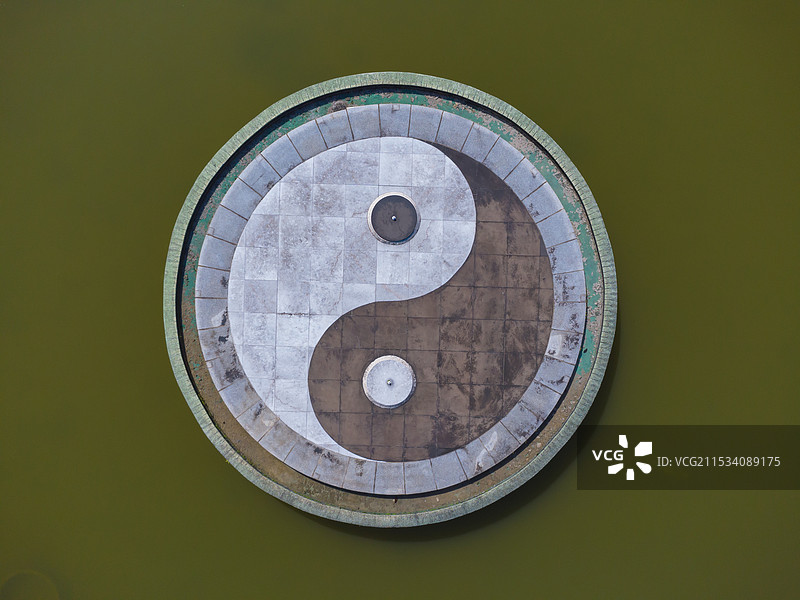 中国广东省惠州市罗浮山，酥醪观，道教建筑之美！图片素材