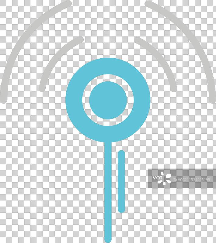 信号符号双色图标图片素材