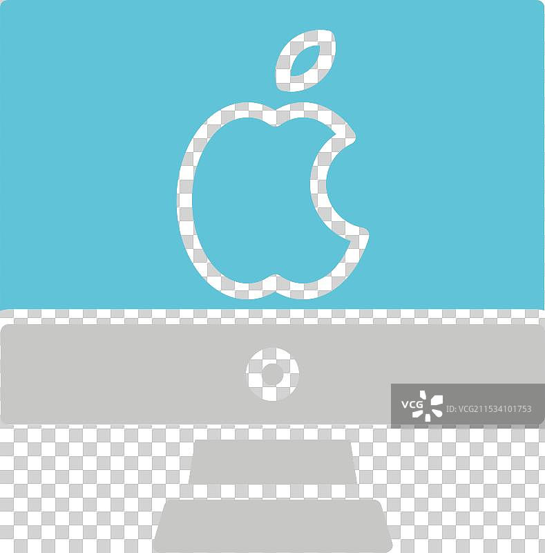 双色图标的Mac字形图片素材