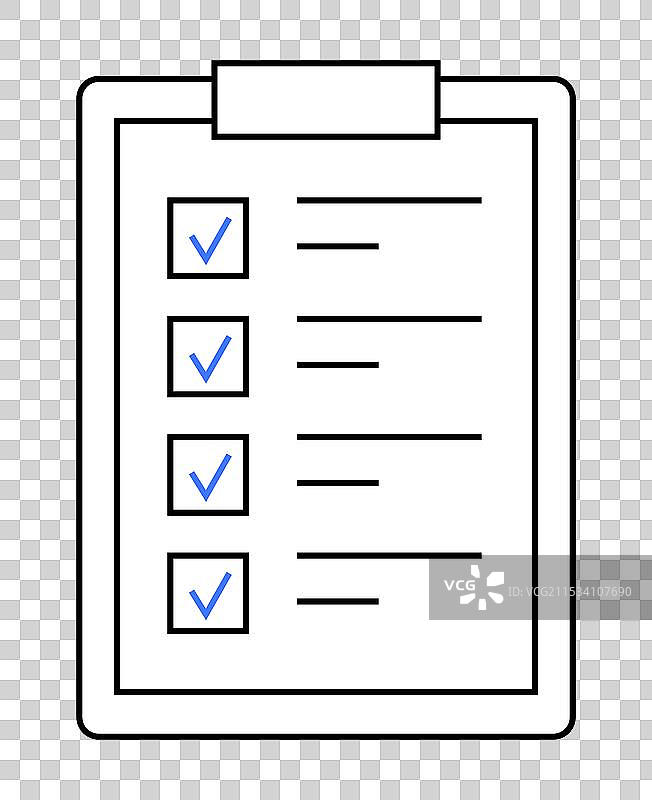 任务管理的剪贴板清单图片素材