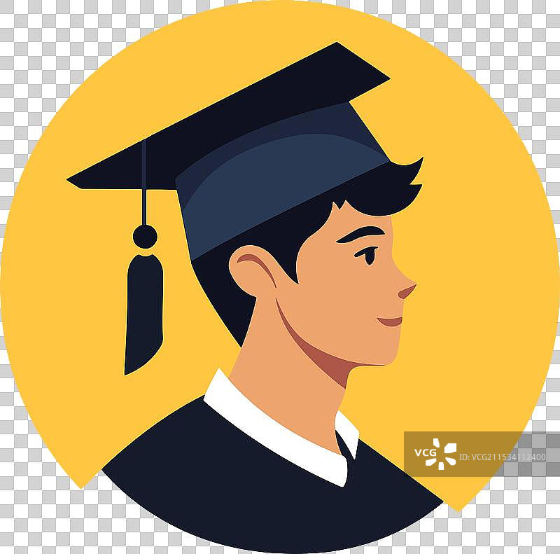 持有文凭的研究生图片素材