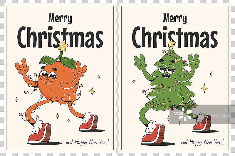 圣诞海报和贺卡图片素材