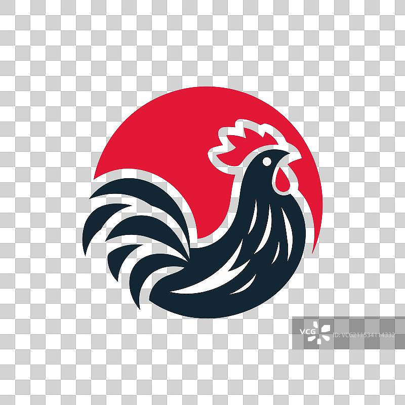 公鸡标志设计模板图片素材