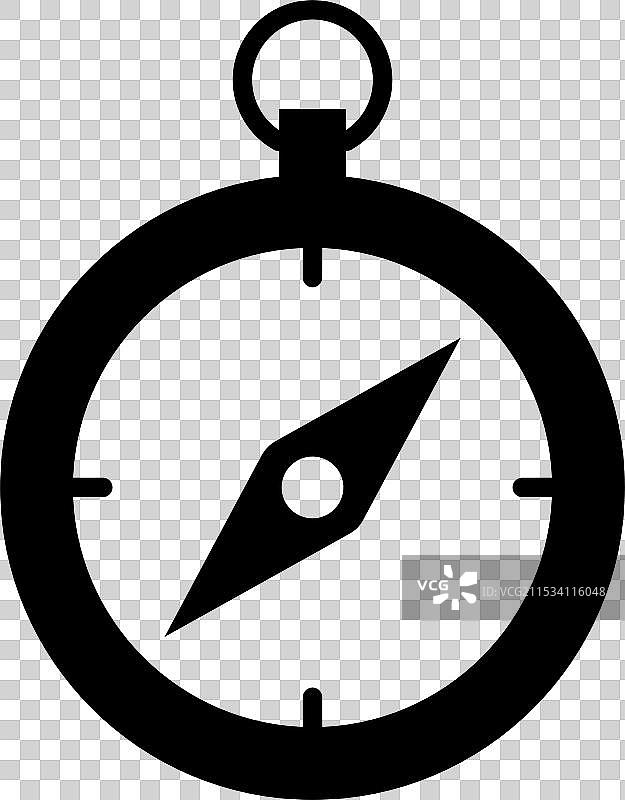 指南针 - 简单图标图片素材