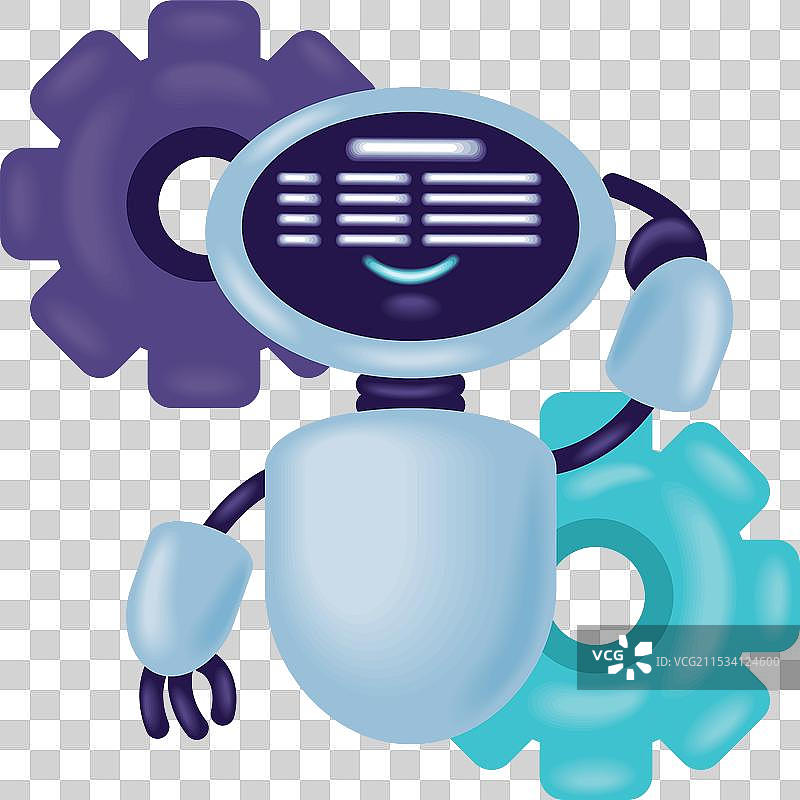 机器人或技术帮助开发过程图片素材