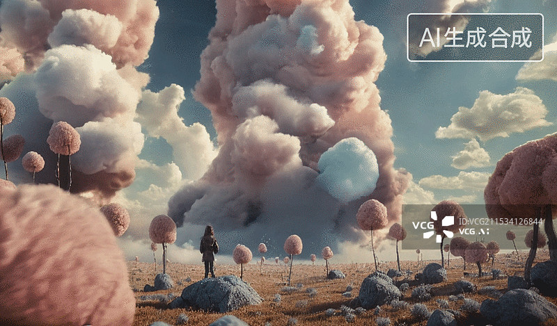 【AI数字艺术】梦幻森林图片素材