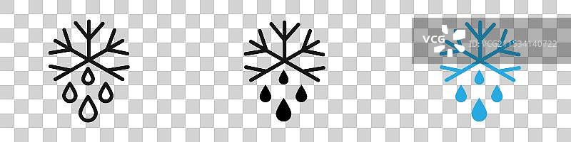 解冻图标图片素材