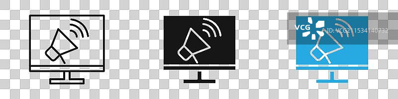 数字营销图标图片素材