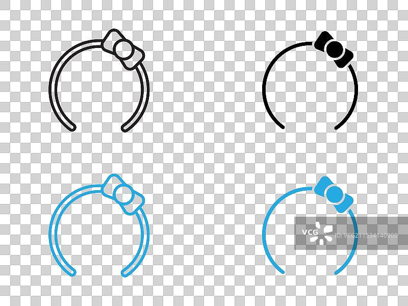 发带图标图片素材